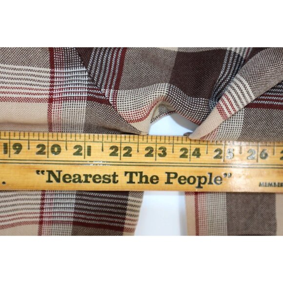 Sears Plaid Button-Up Flannel Shirt L Tall Vintage Y2K - Picture 8 of 10